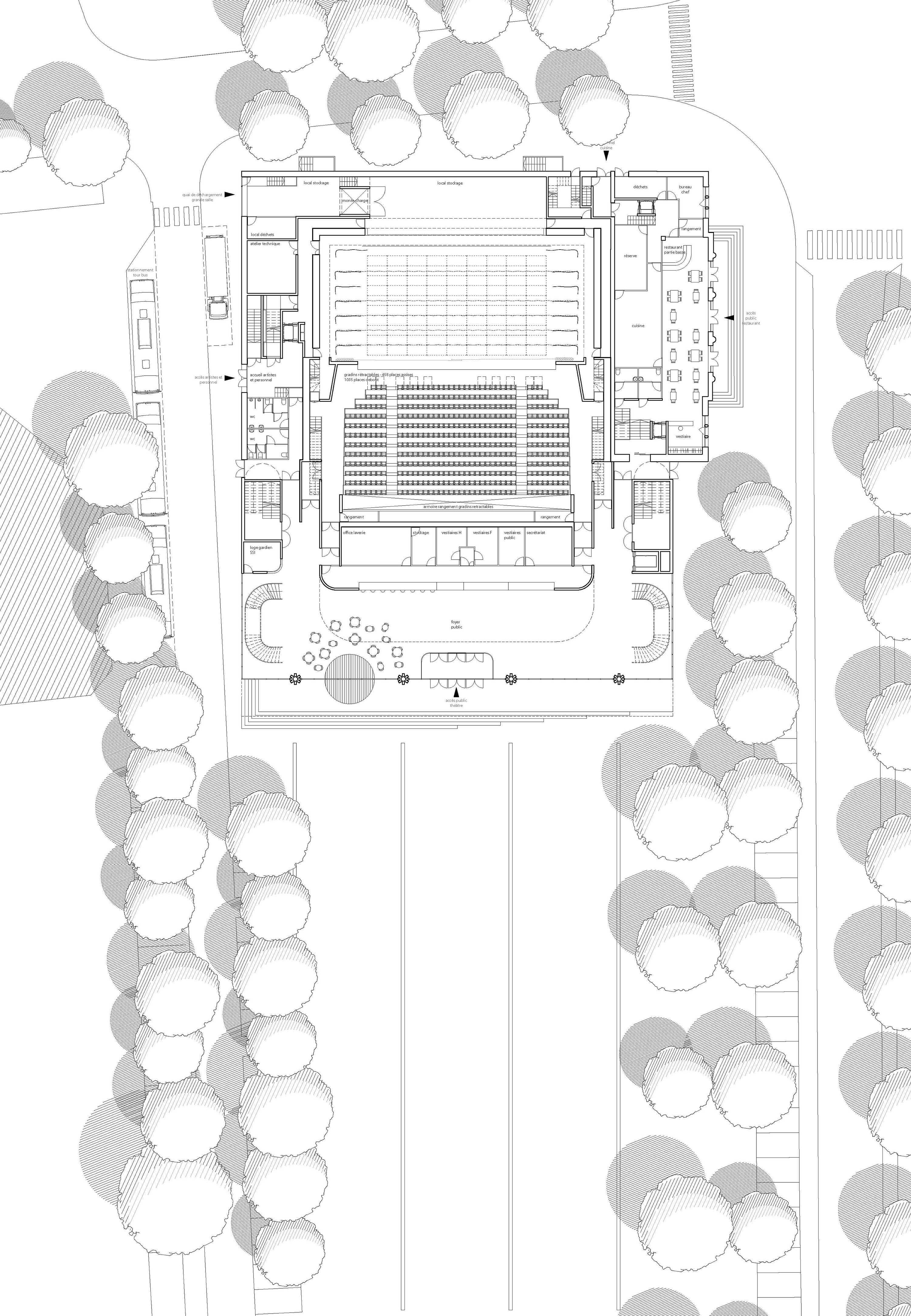 法国圣僧剧院扩建新概念（E·tension of the Théo Argence Theater）-7