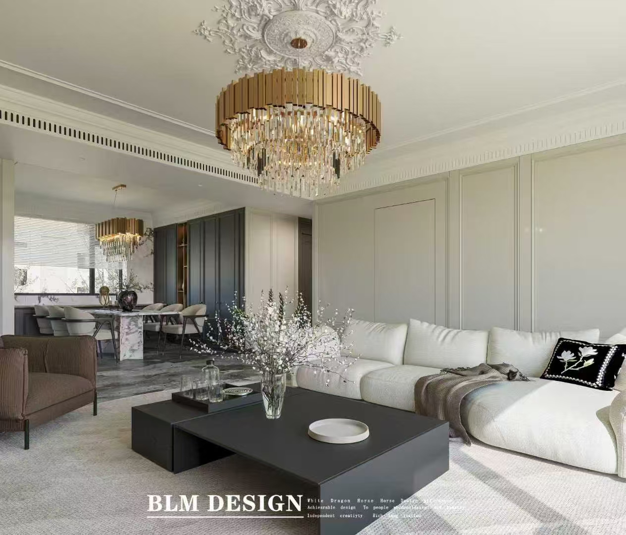 美式白龙马效果图设计制作-3