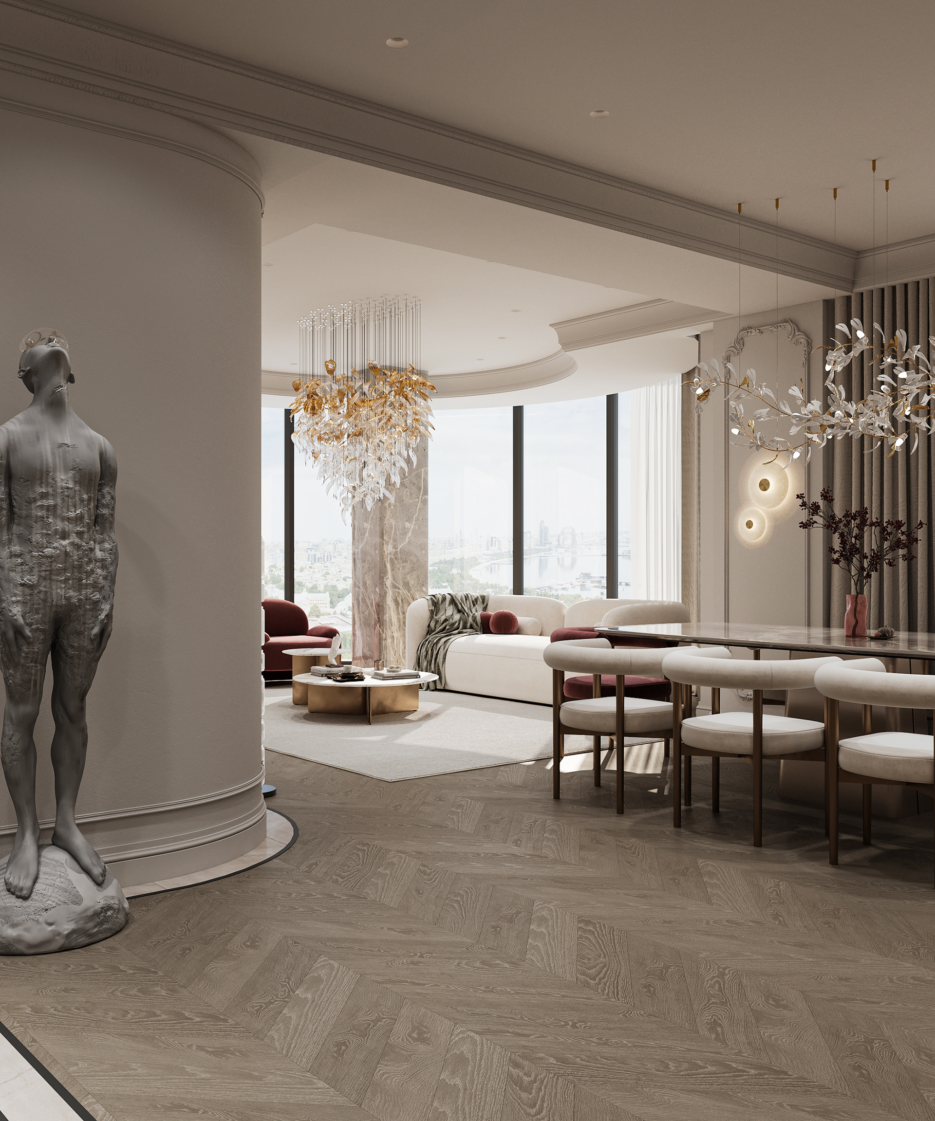 Hallway & Living room（可能需结合实际补充完整）丨阿塞拜疆-14