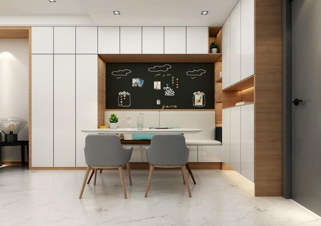 日式极简 99㎡三房设计，收纳空间丰富，阳台互通扩空间-0