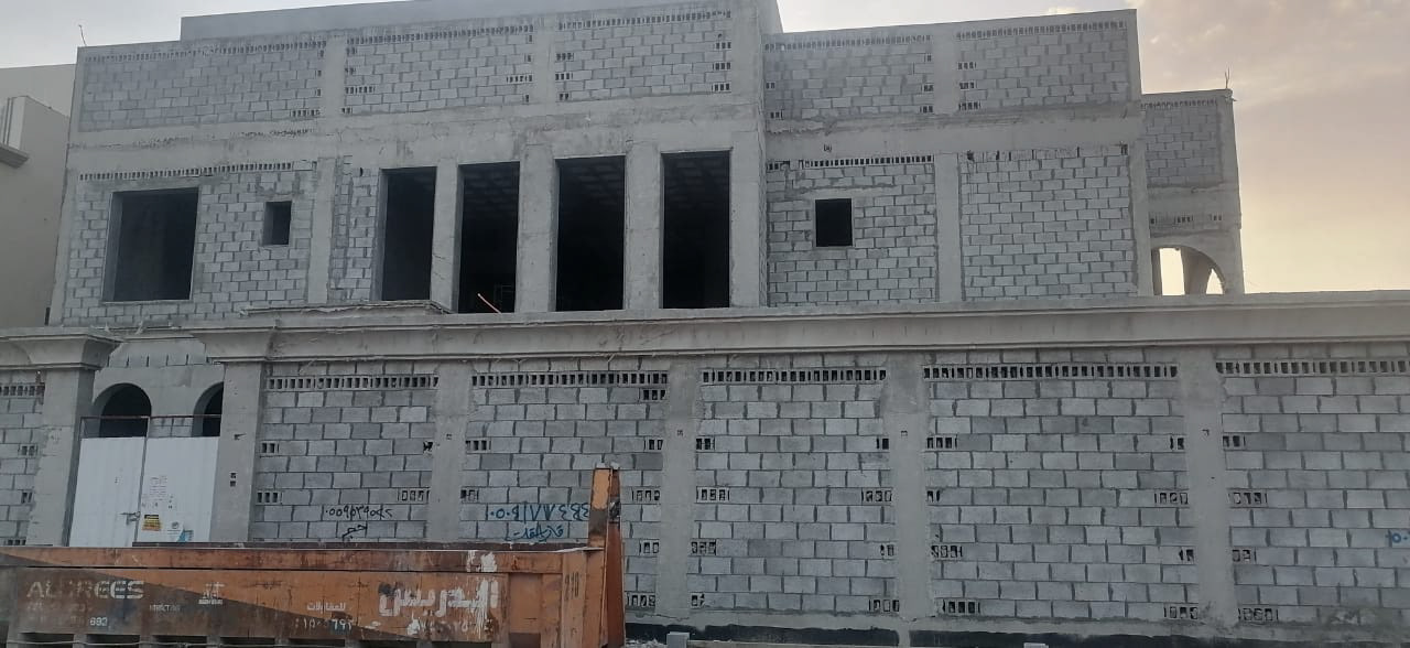 沙特阿拉伯别墅正面丨Construction Palace for decoration-4