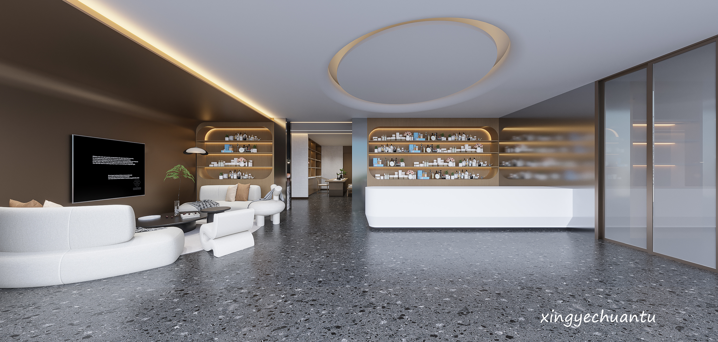 现代美容院设计-9