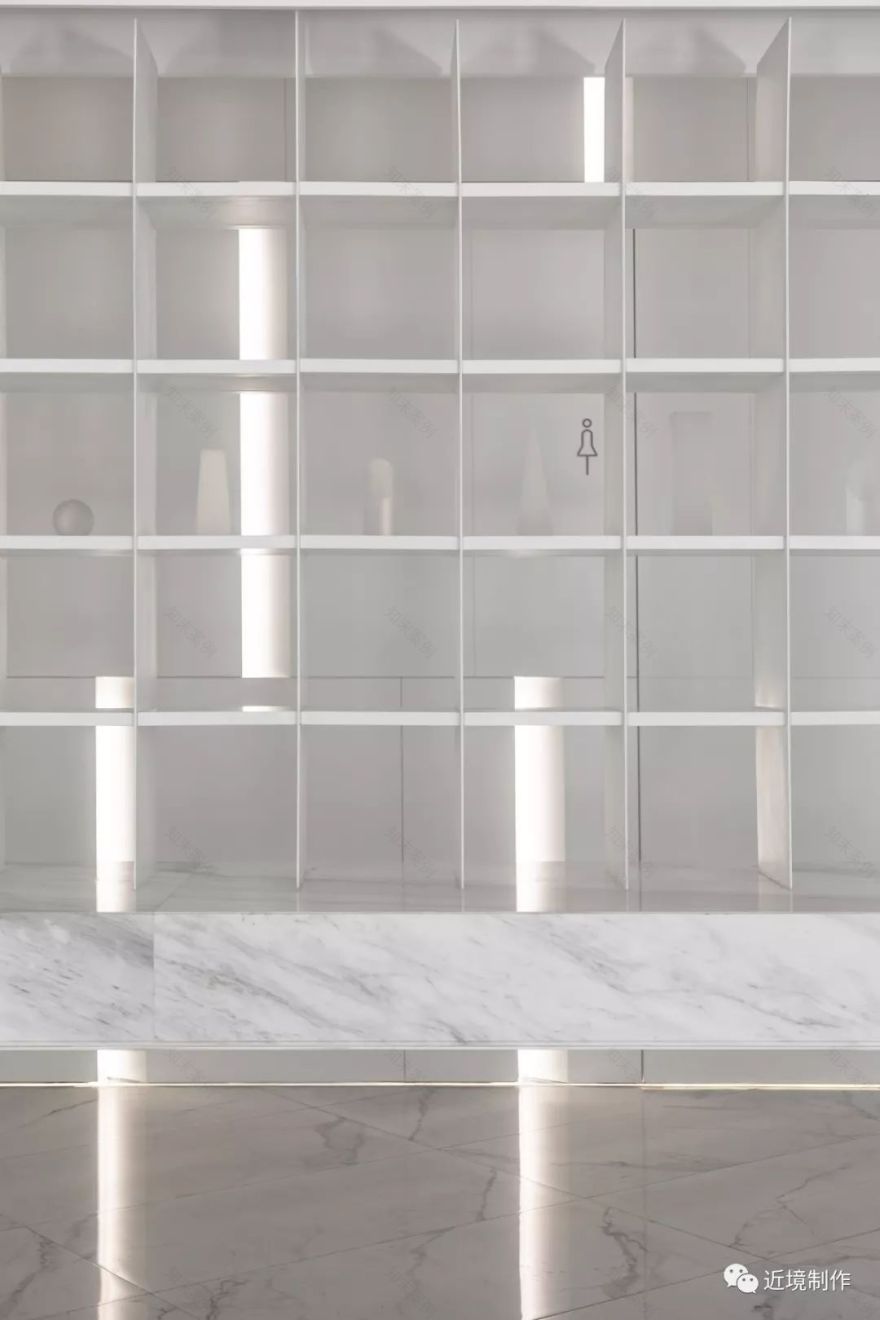 绿城凤起玉鸣城市展厅——白色丛林中的光影艺术-11