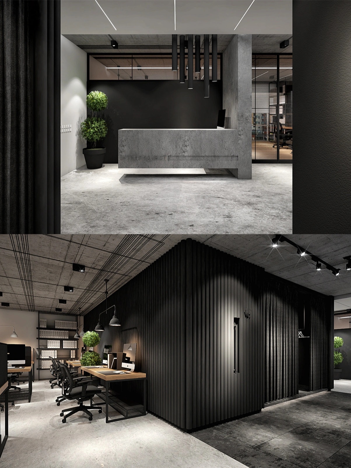 黑色空间里的趣味设计-17