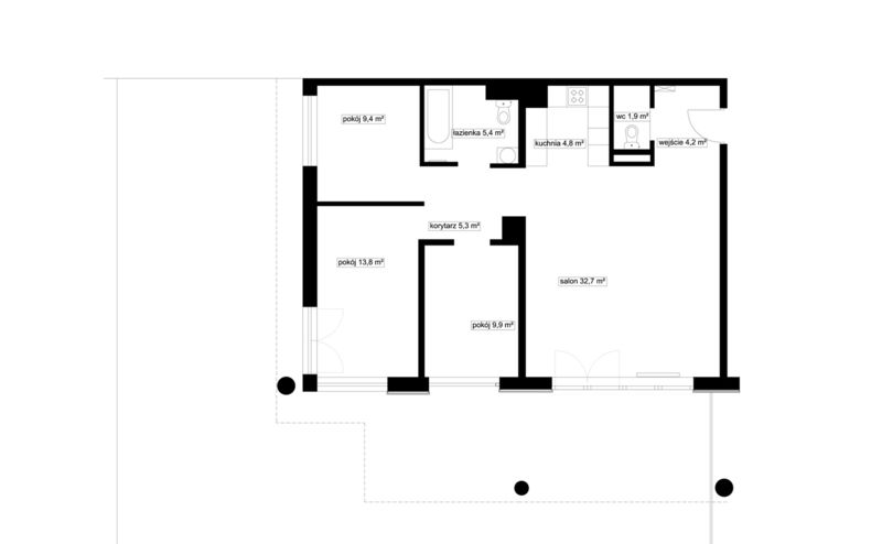 带有小花园的公寓丨波兰华沙丨KM rubaszkiewicz ARCHITEKCI-2