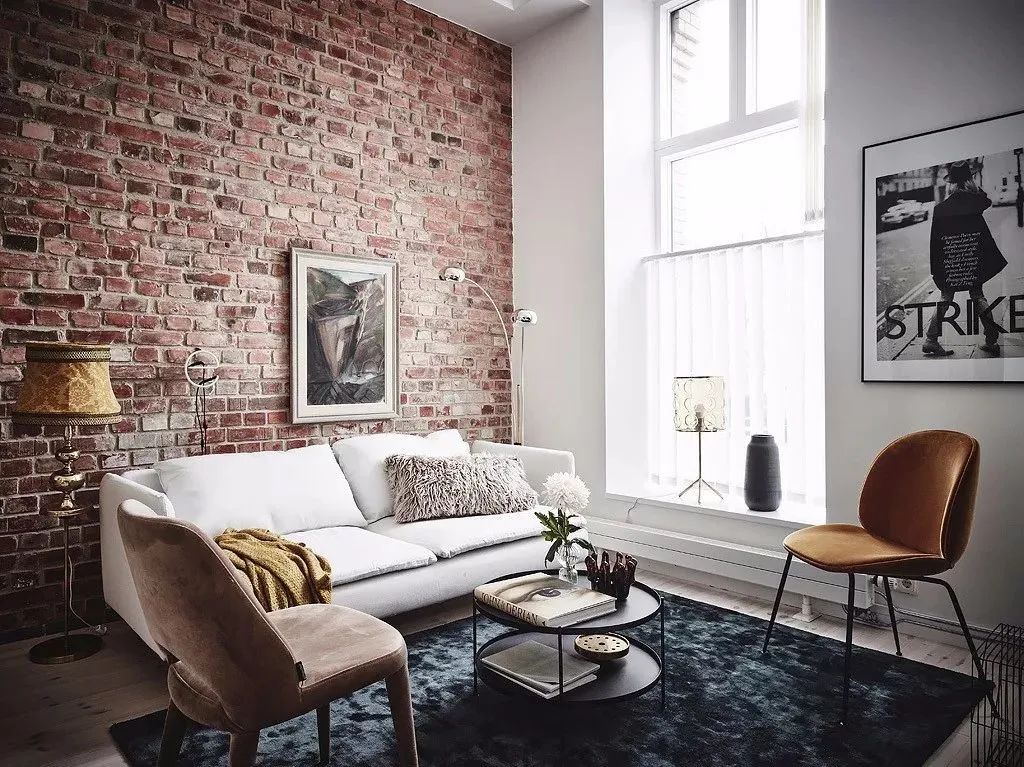 复古工业风一居室设计-3