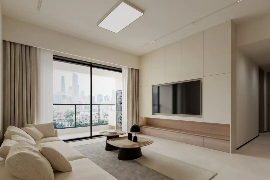 115㎡现代简约家|极致收纳与温暖氛围的完美融合-3