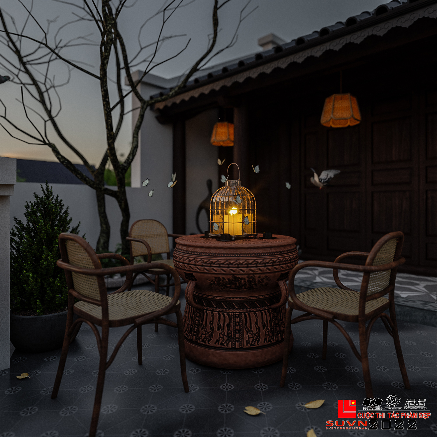 SketchUp房屋外部模型丨Duc Minh-4