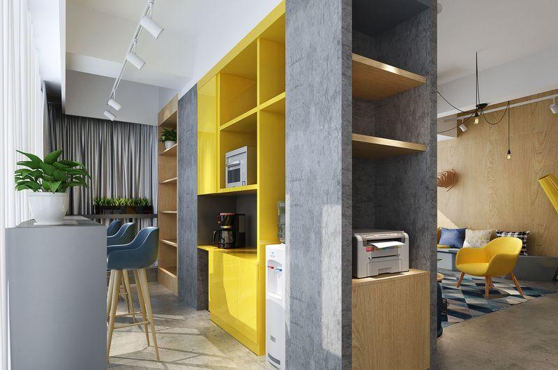 青岛追梦影视工作室 | 几何创意办公空间-25