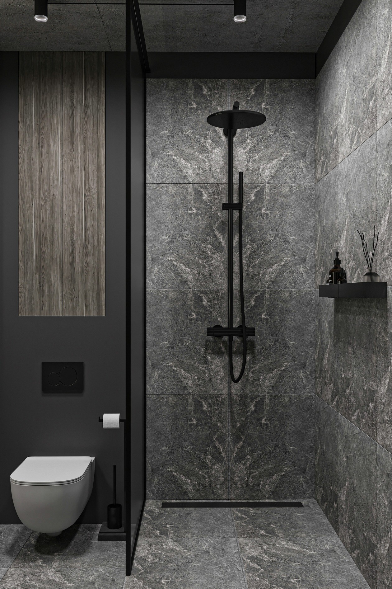 水泥质感，灰色系空间设计！-12