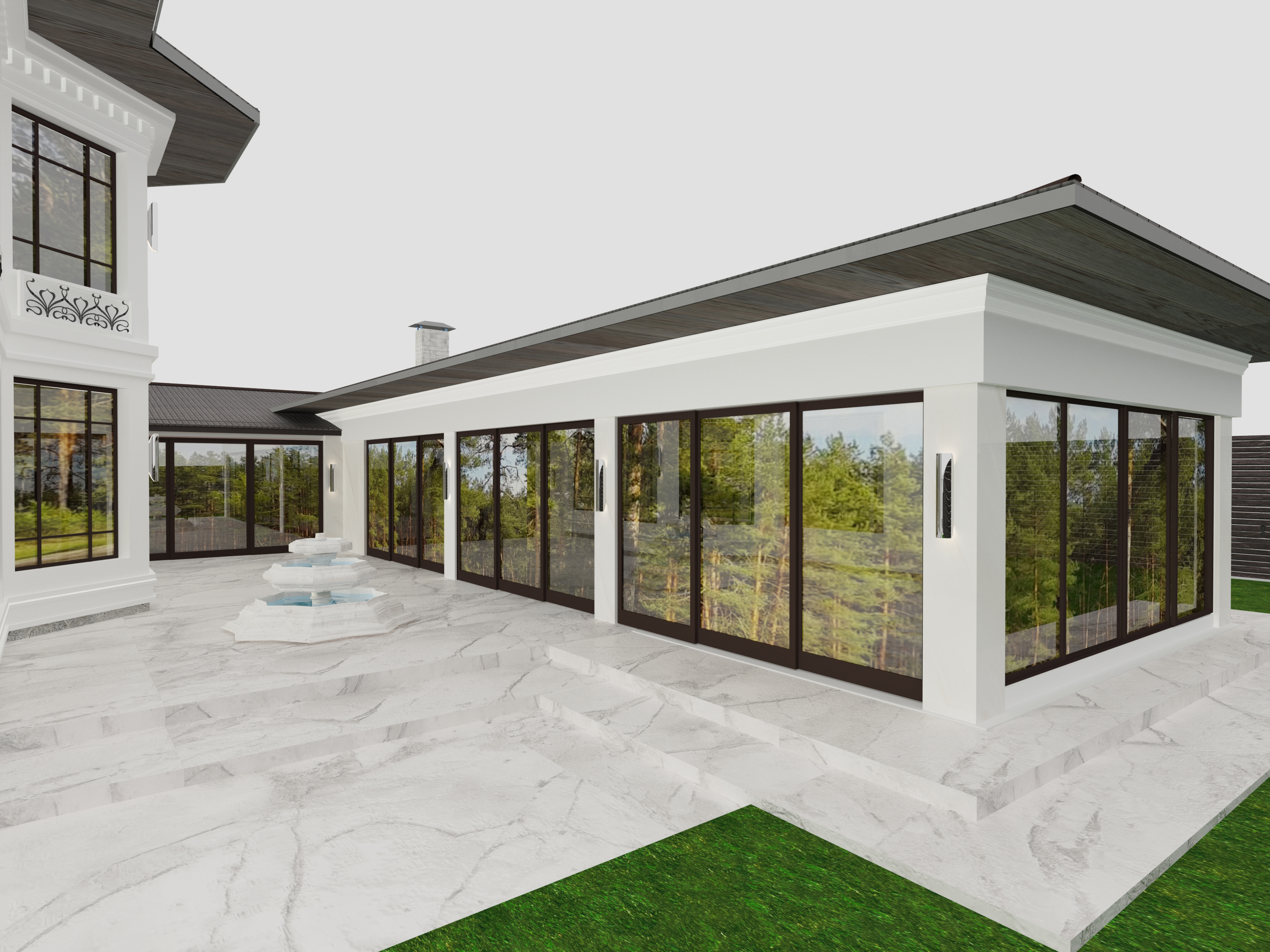 Dream neoclassic house in construction-3