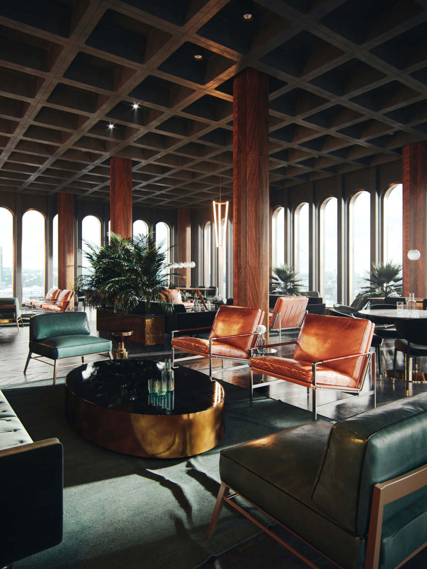 Madrid 复古奢华办公空间-7