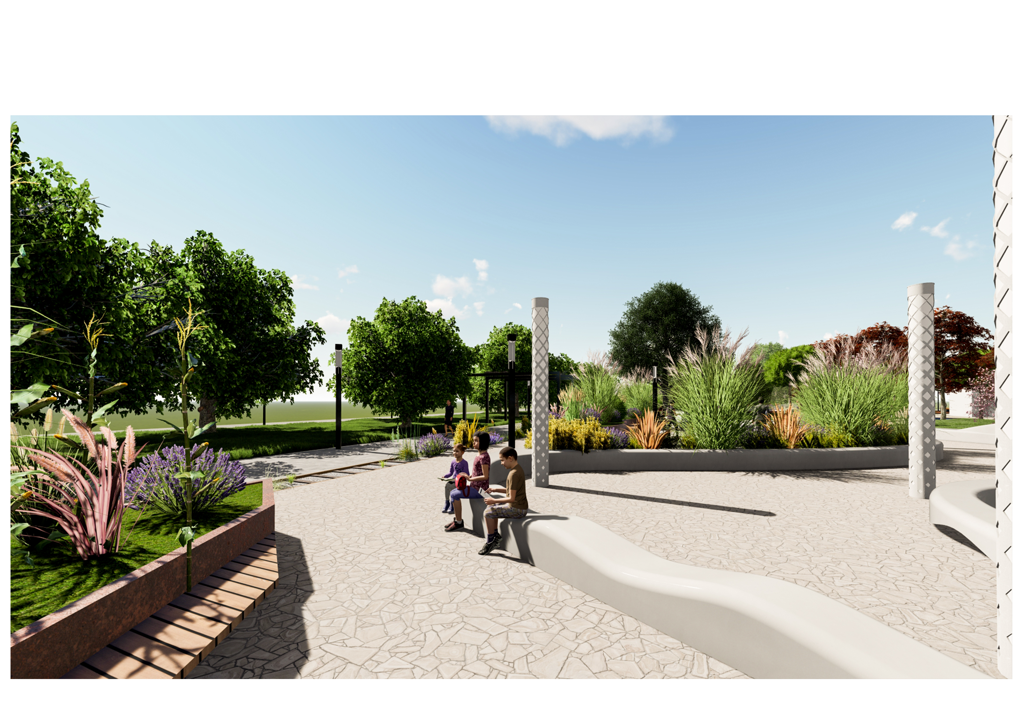 Project for Zone 6: Belgrade Linear park.-27
