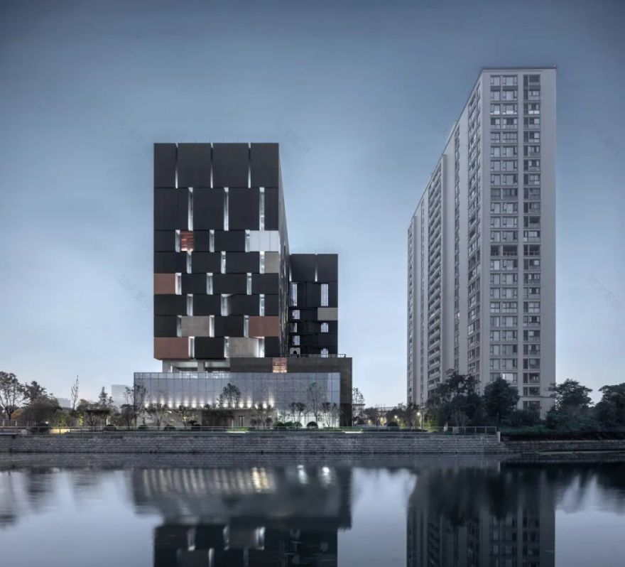 宁波城市建设档案馆 | 混凝土、石材、面砖的现代“砌筑”-6