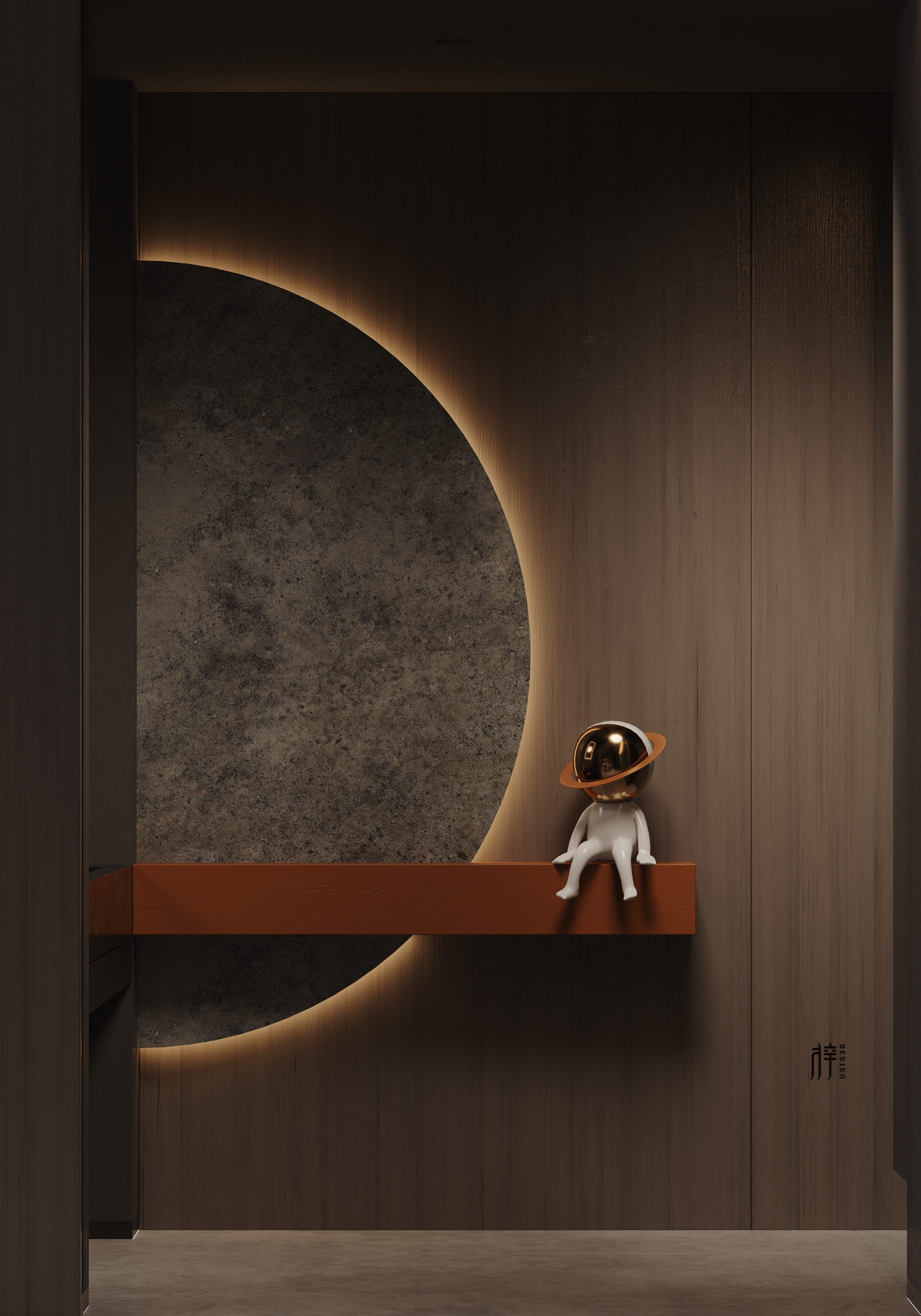 深灰与奶油色的极简碰撞-11