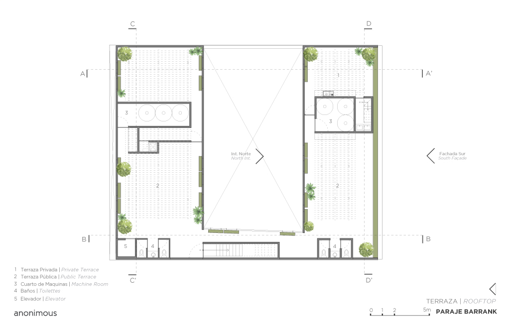 Barrank Building 墨西哥城南部公寓设计-84