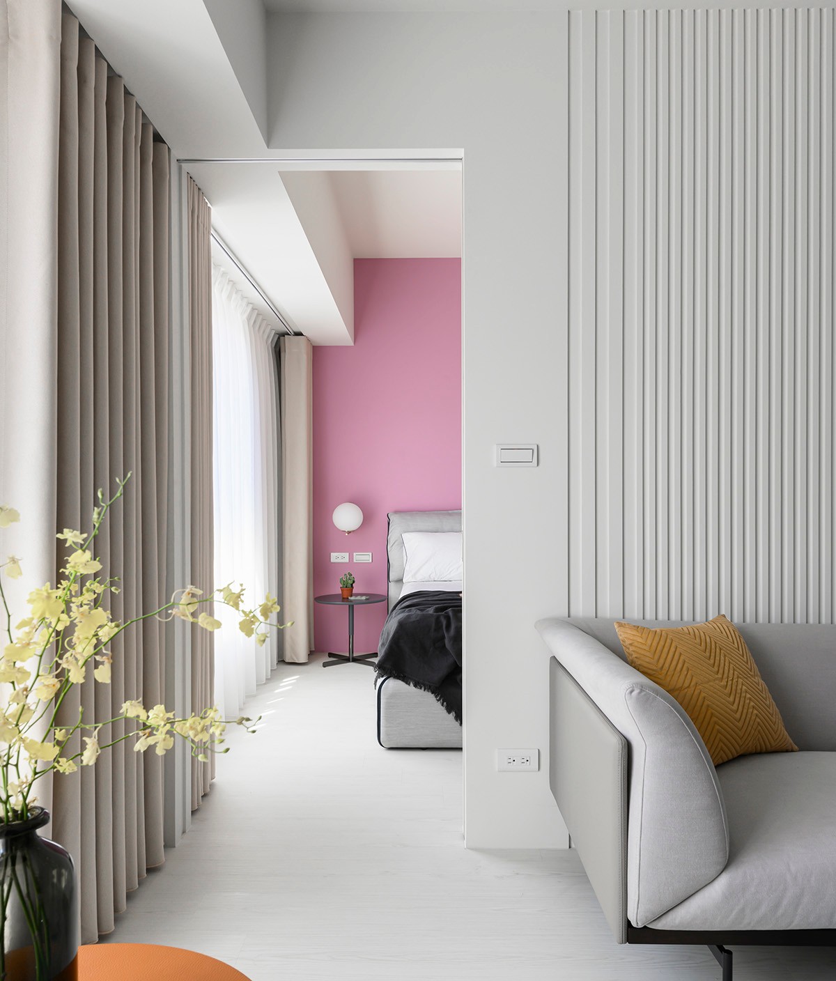 台北 58㎡简约轻奢公寓丨中国台北丨心墨设计-7