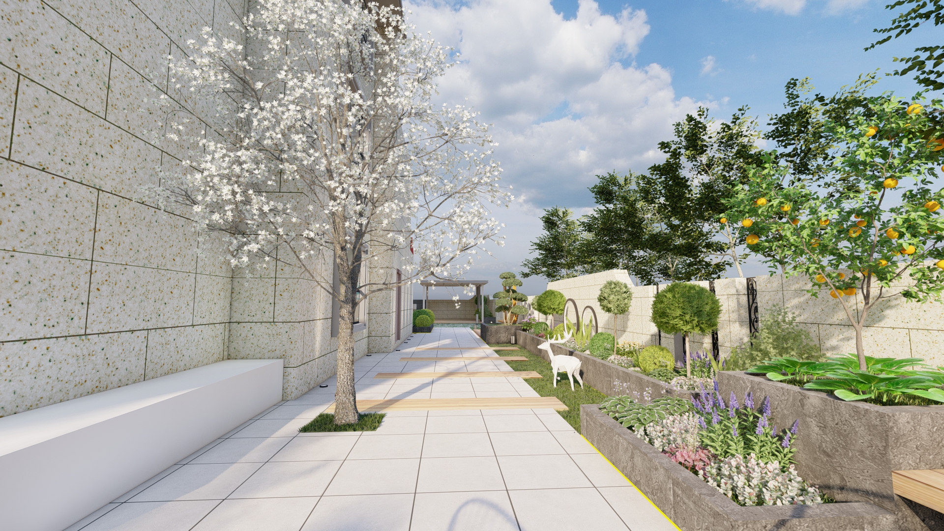 现代简约风格庭院设计-20