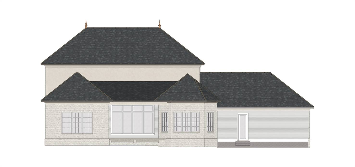 传统两层房屋设计方案  方案9626-6