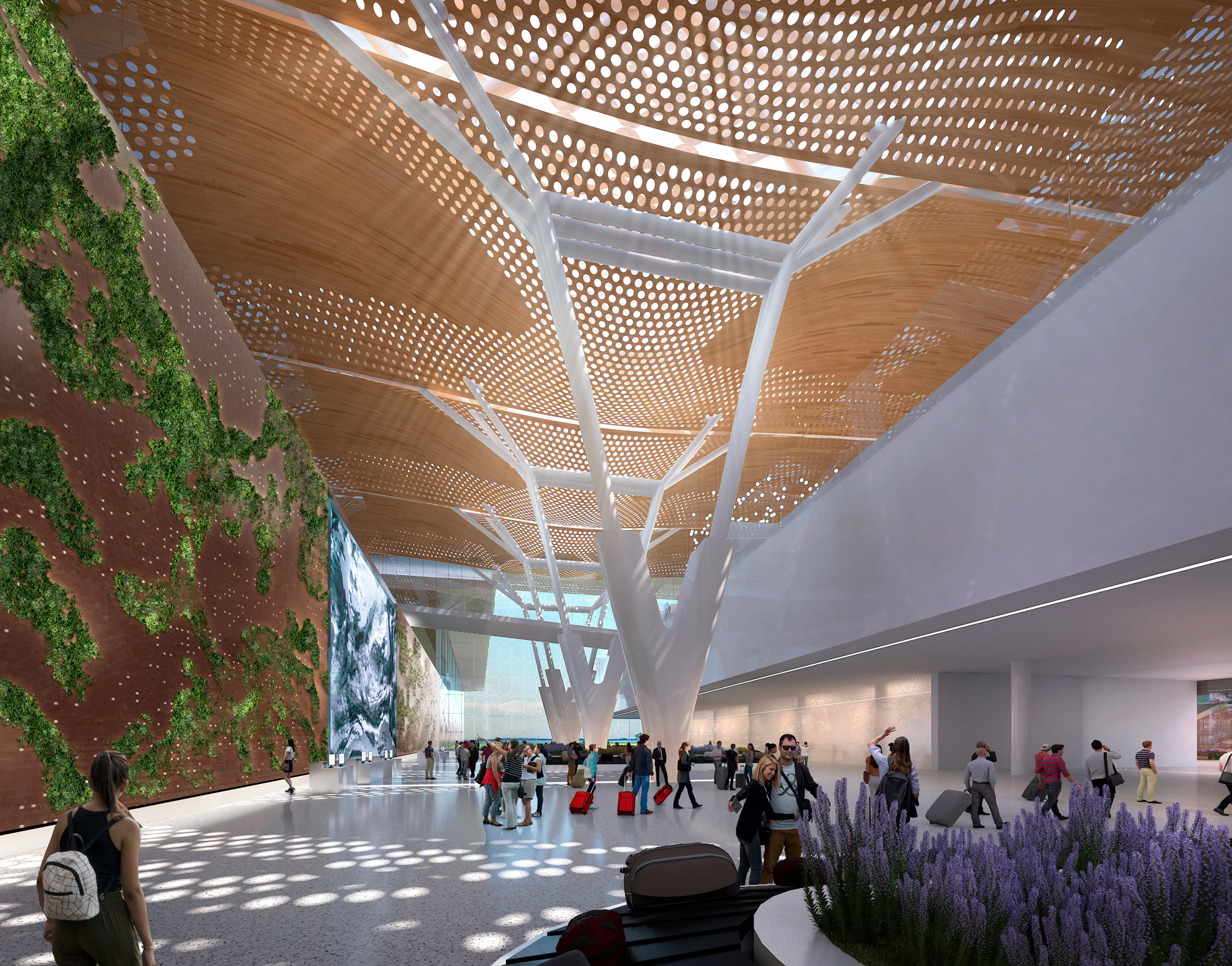 墨西哥第二大城市机场新航站楼,灵感来自当地风光-24