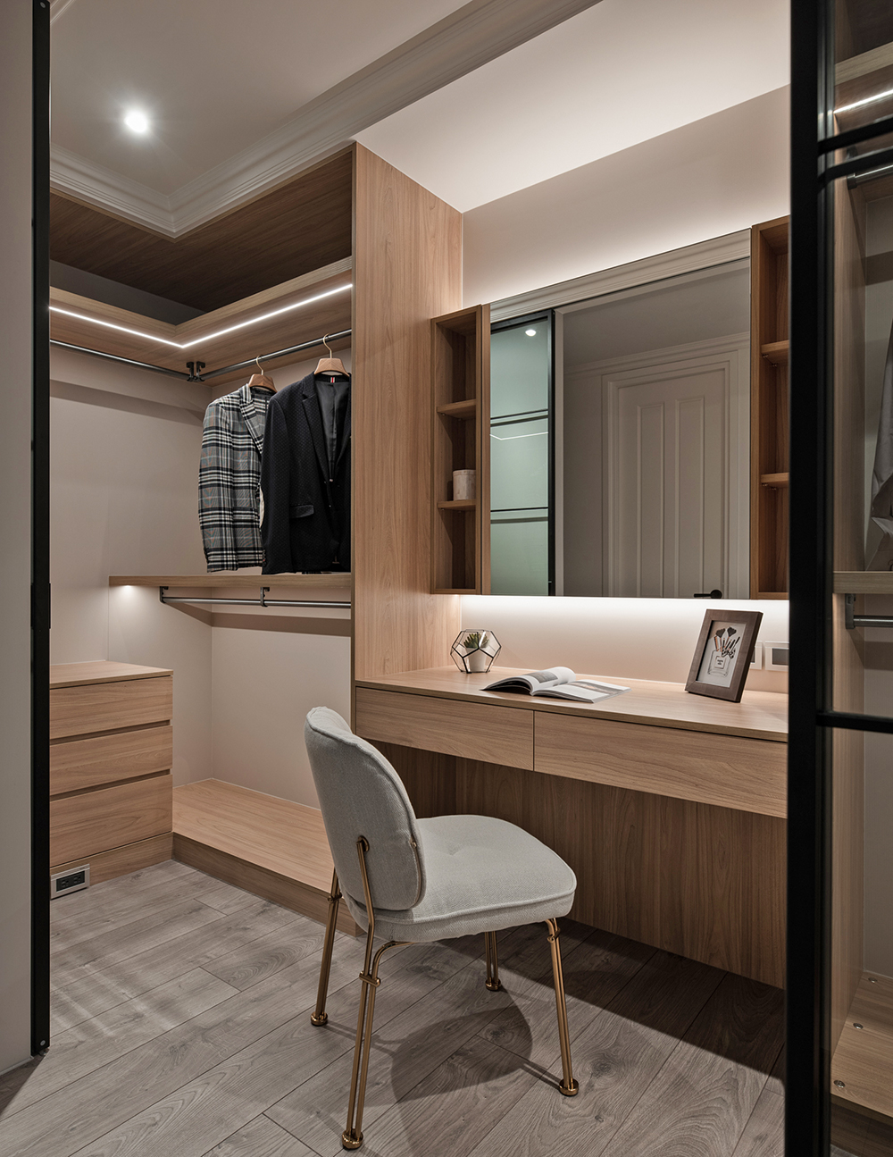 家装设计案例鉴赏——现代简约风度假感三居室-22