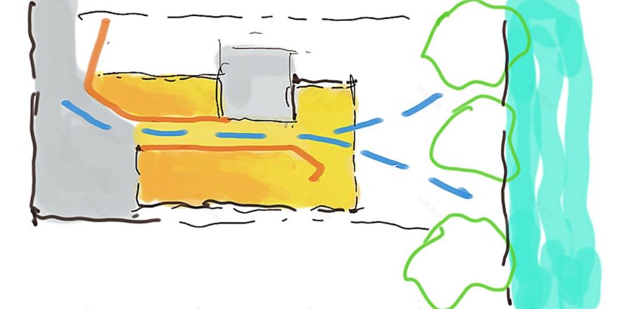 Warm and comfortable interior of a house which contrasts with the sleek exterior of white pre coloured fibre cement CAANdesign Architecture and home design blog-17