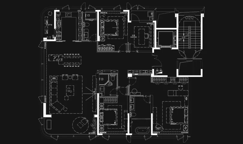 至善春山可望 220㎡样板房丨中国嘉兴丨QIRAN DESIGN GROUP 其然设计-57