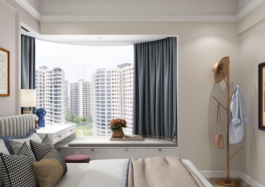 广州盈翠华庭唐宅美式家居改造-21