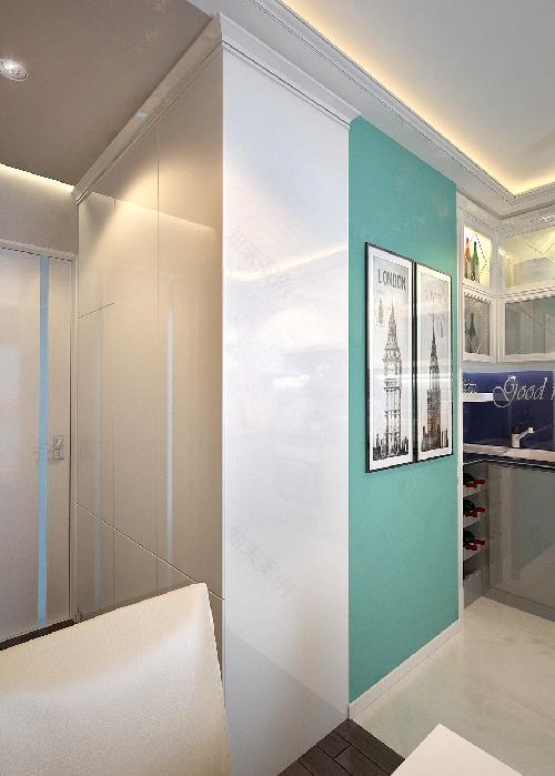 67平米公寓室内设计项目丨俄罗斯莫斯科丨莫斯科设计学院室内设计工作室-47