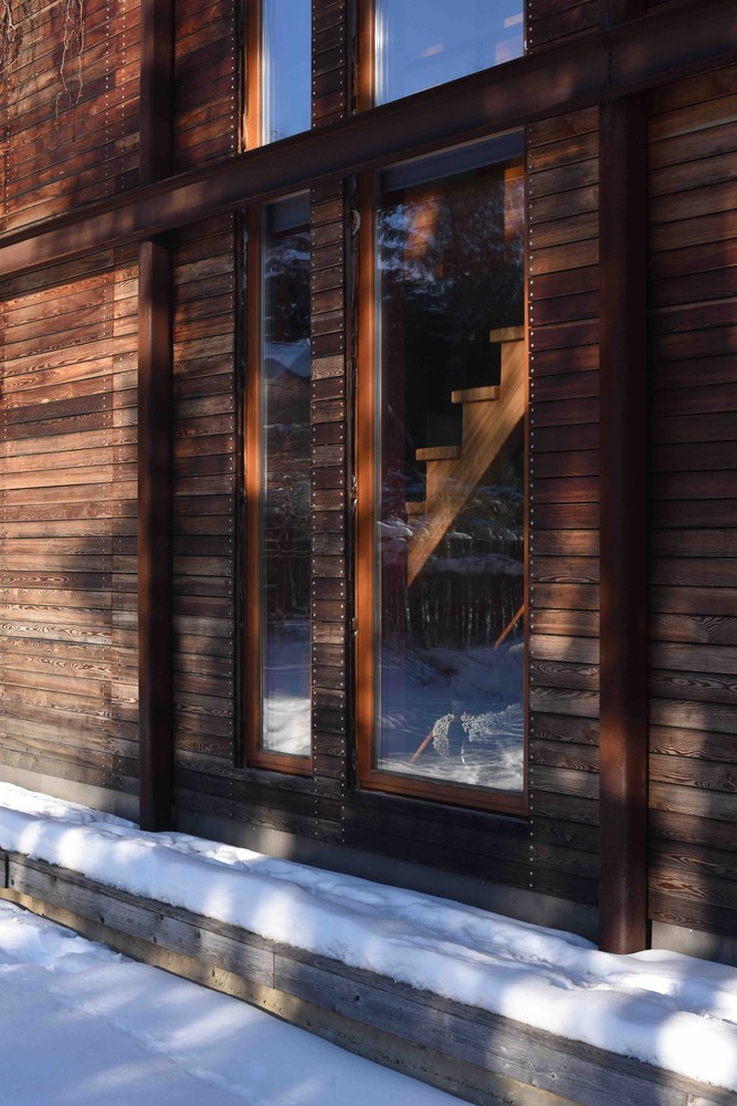 莫斯科魅力暗木小屋，玻璃墙环绕的全年宜居亭子-40