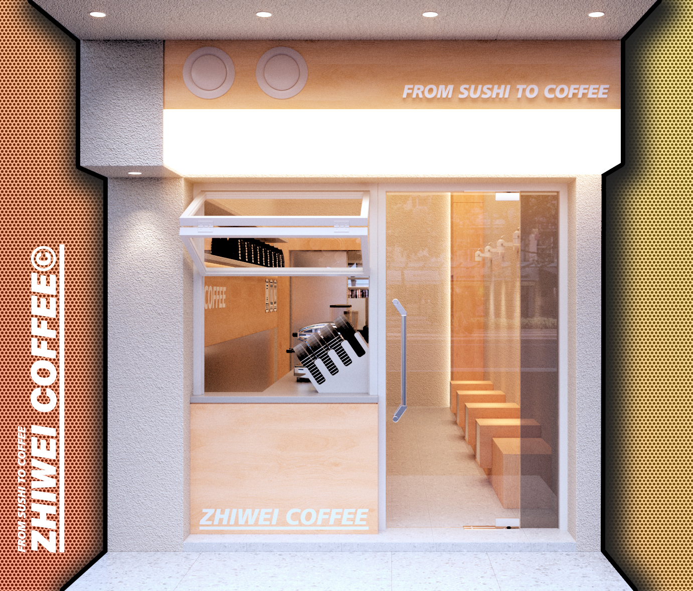 ZHIWEI COFFEE 旨味咖啡 #咖啡店#简约#商业设计-2