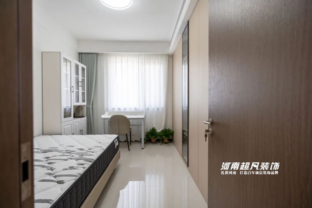 完工首发丨二七区中铁电气化家园，128㎡现代简约，让空间回归纯粹-182