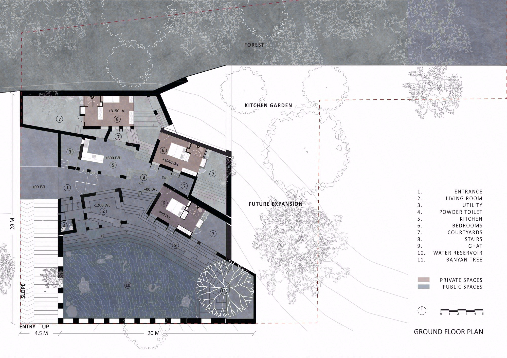 帕德维阳台屋丨印度丨PMA madhushala-30
