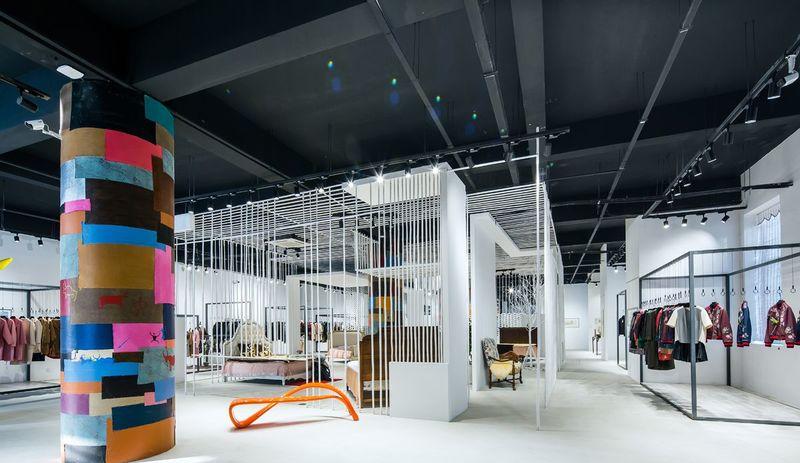 奥林皮业艺术工厂店设计-3