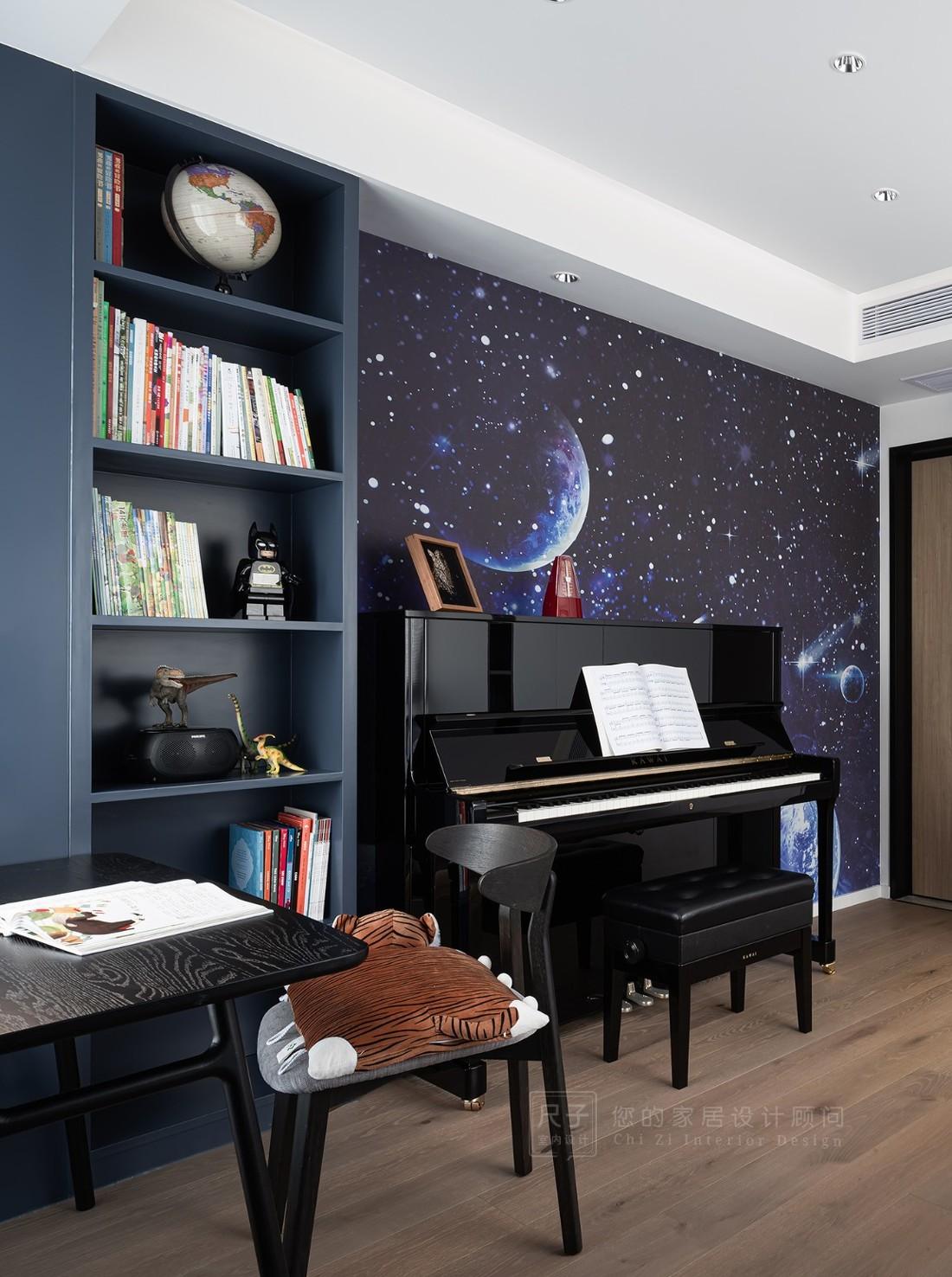 深圳掬月半山简约风格室内设计-30