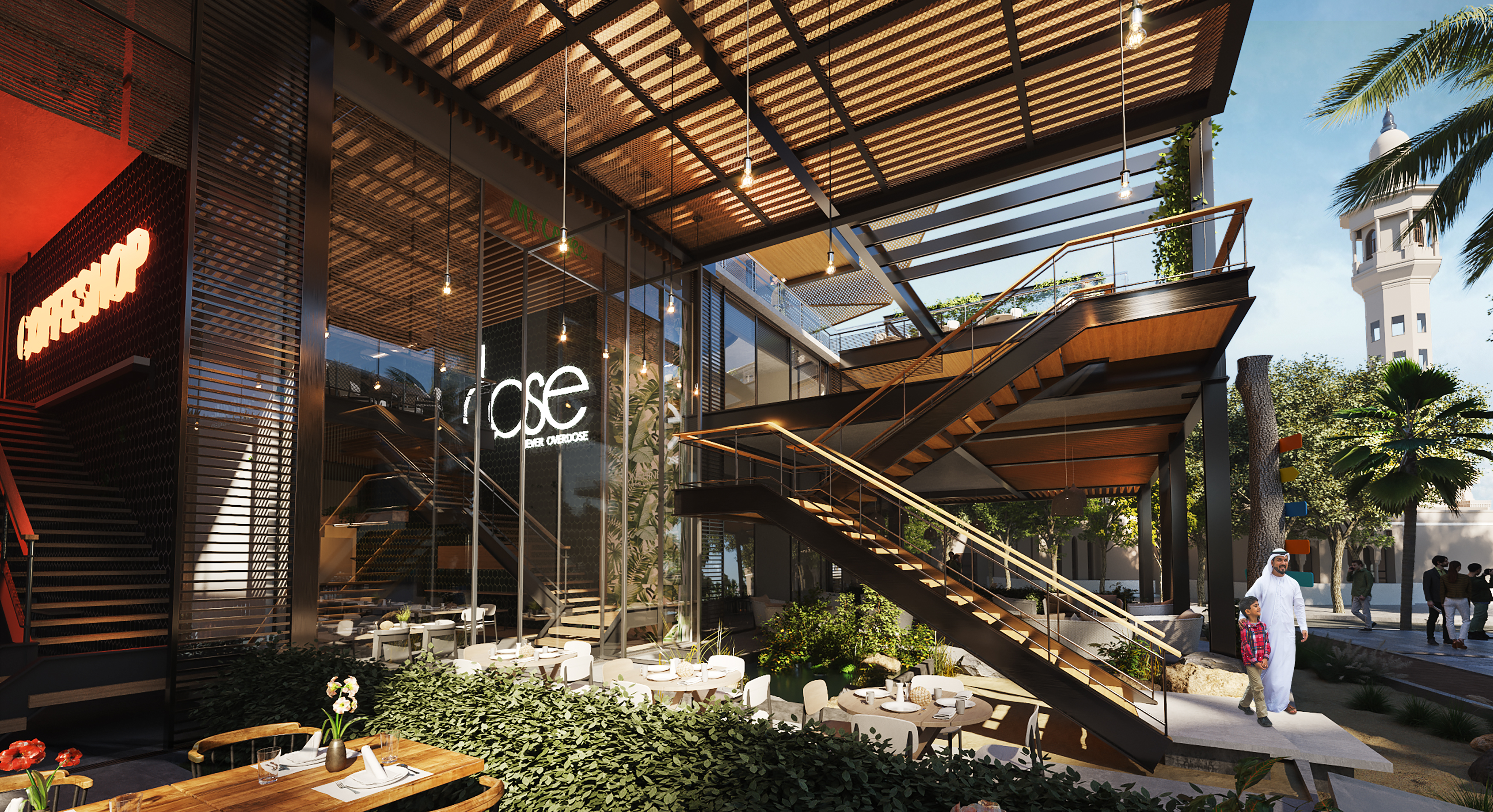 AlShati strip mall -Archdaily Competition-3