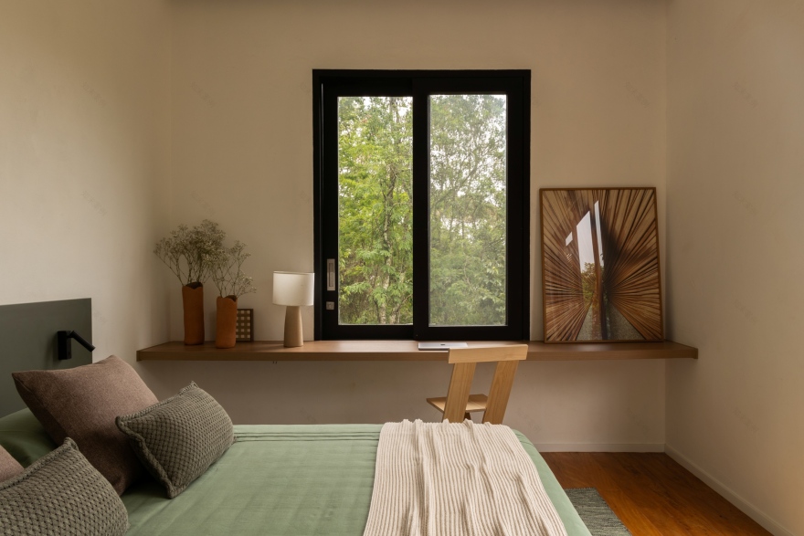 森林小屋(查莱·达马塔)(注:Chalé da Mata可能是特定地点名原样音译,若有具体背景它可能有更恰当的名称,这里信息有限只能音译 ) 丨巴西圣保罗丨Angá Arquitetura-32