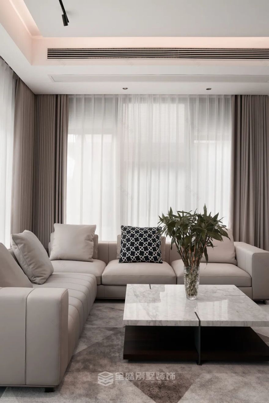 350㎡现代风|悦望名邸:自在松弛,与生活共鸣-17