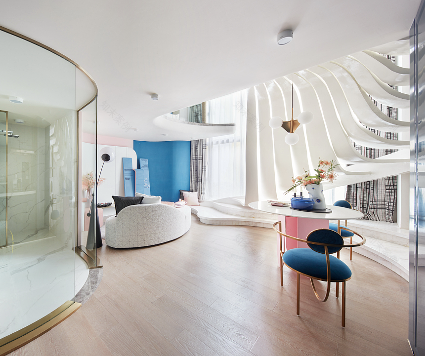 福州旭辉永同昌公元大观公寓 | 猫式优雅的空间设计-25