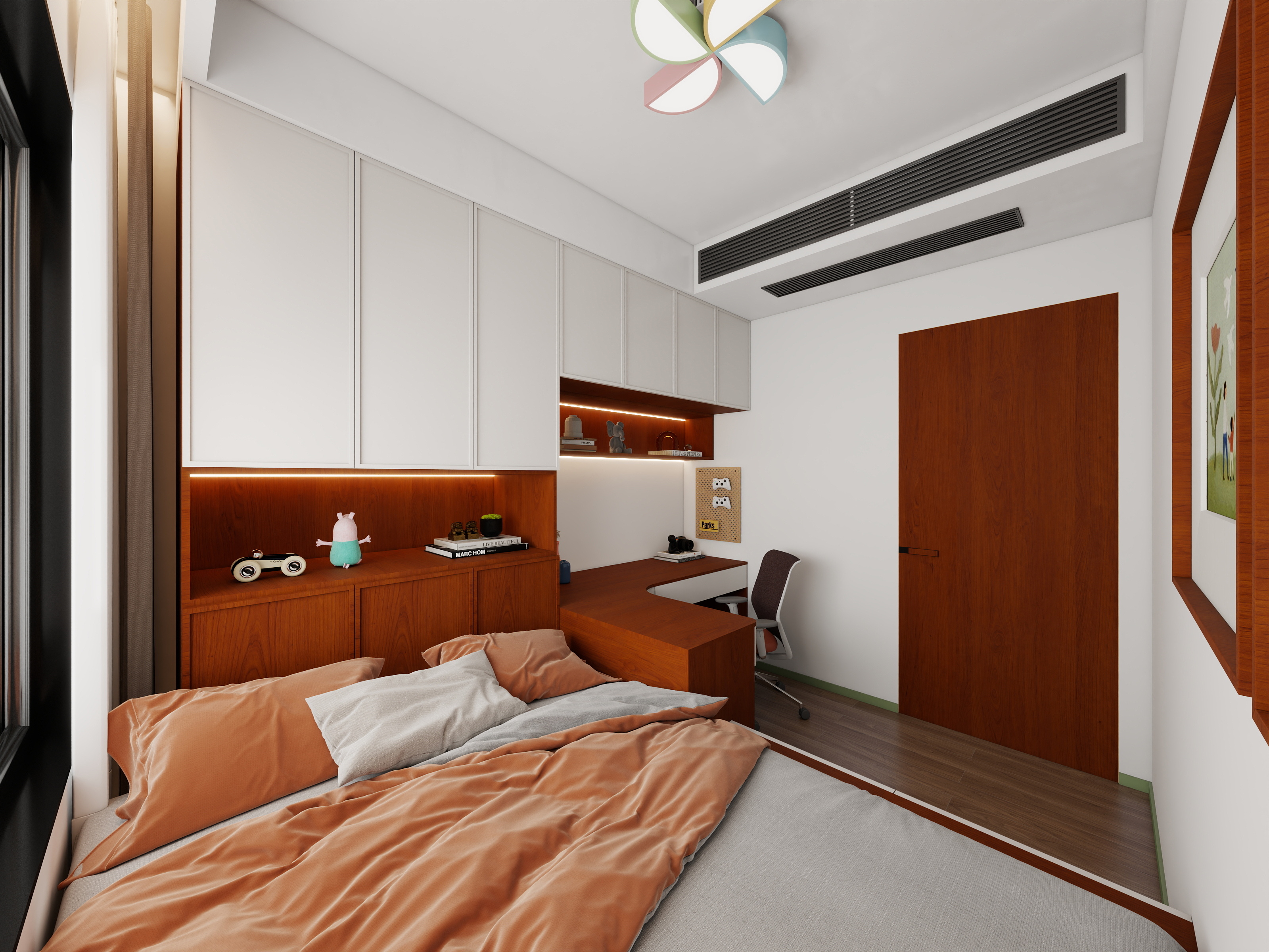 四川成都金域华府（100平方中古风三居室）-45