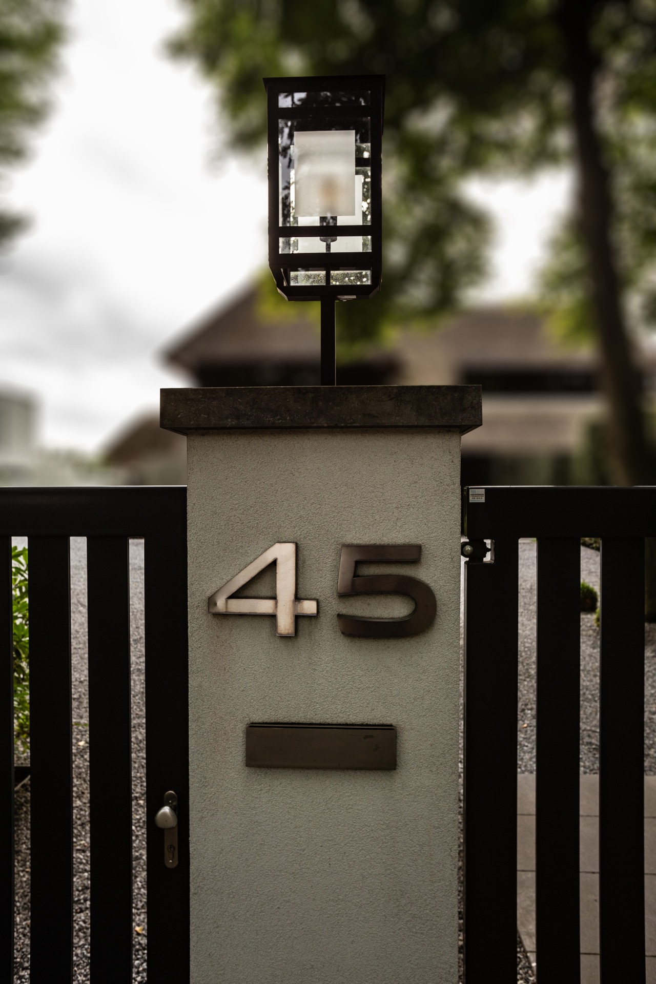 Exclusieve moderne draaipoort-3