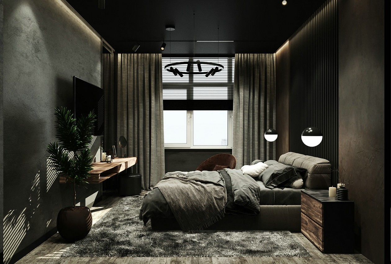 黑色炫酷家居风，猛男的最爱-18