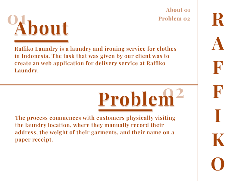 Raffiko Laundry Web Application UI/UX Study Case-1