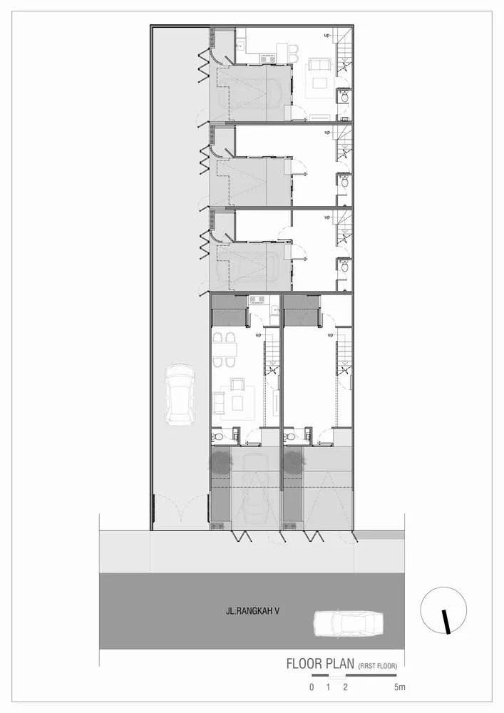 印尼泗水 518 平米地块的 5 个“R 微型住宅”设计-62