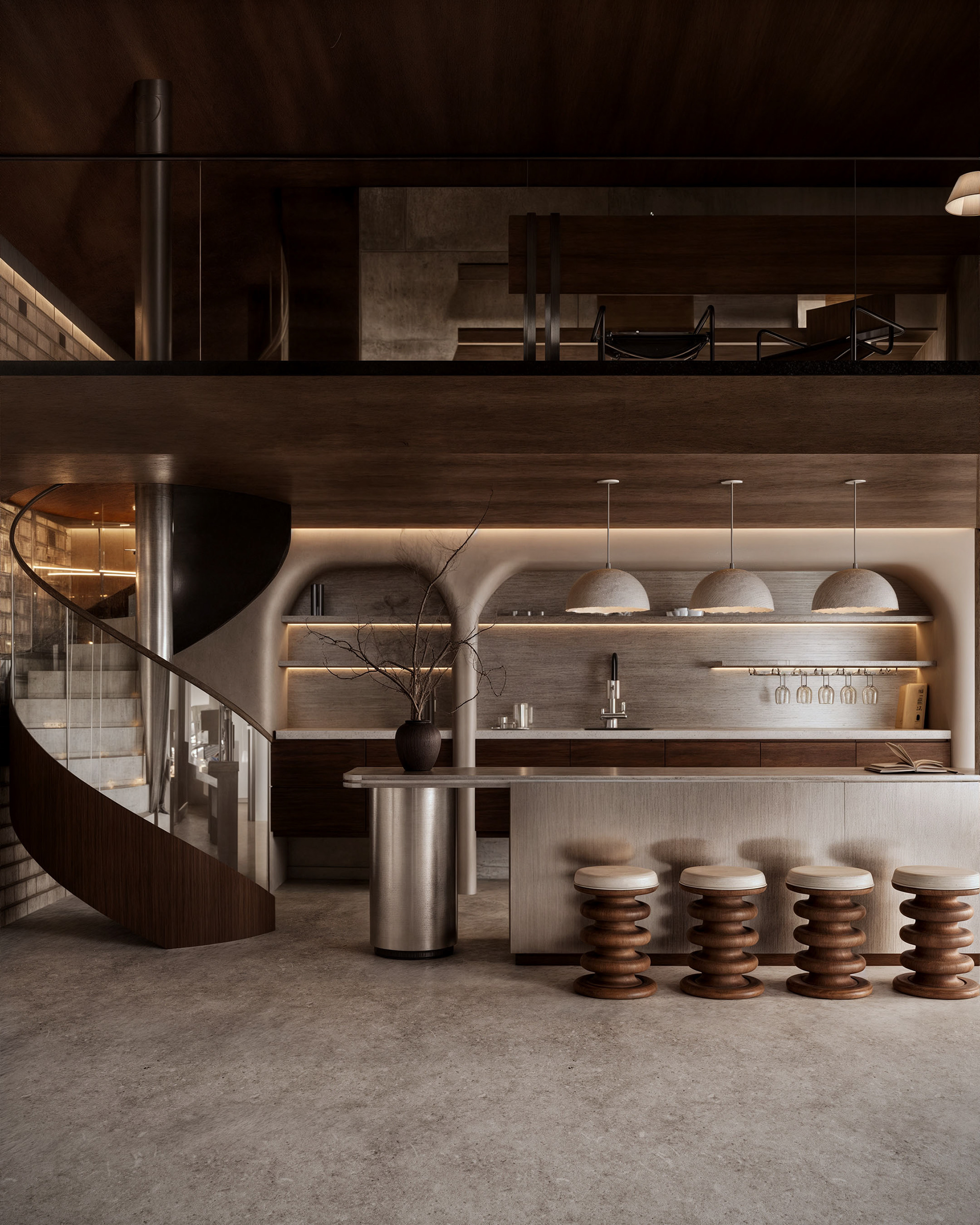 地下室小厨房丨土耳其丨Nada Hatem-0