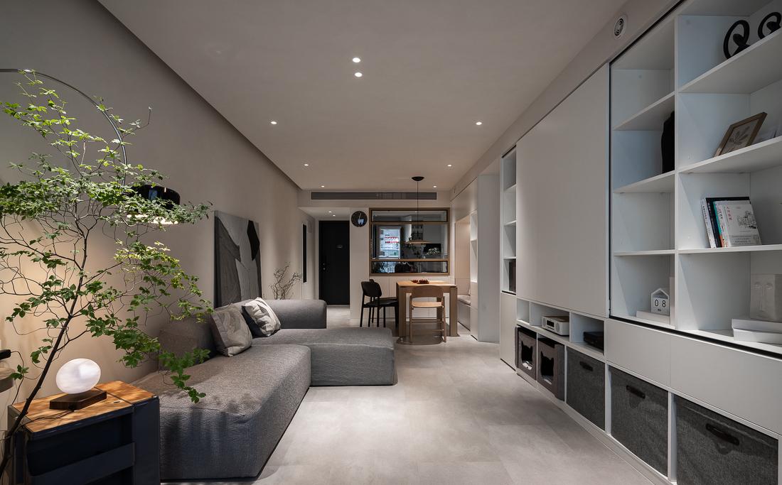 82㎡三口之家的半开放式冥想空间设计-14