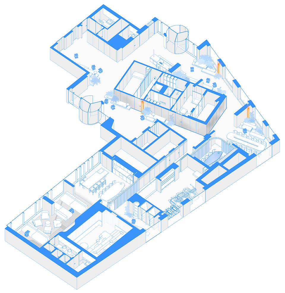LOGOS住宅综合体室内设计丨俄罗斯莫斯科丨DA bureau-62