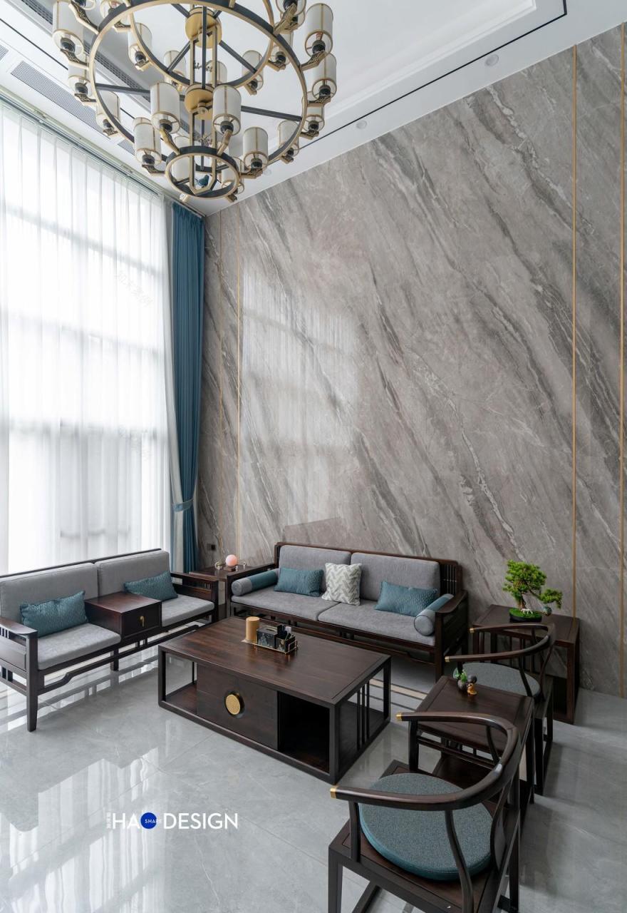 新中式别墅设计丨中国广州-15