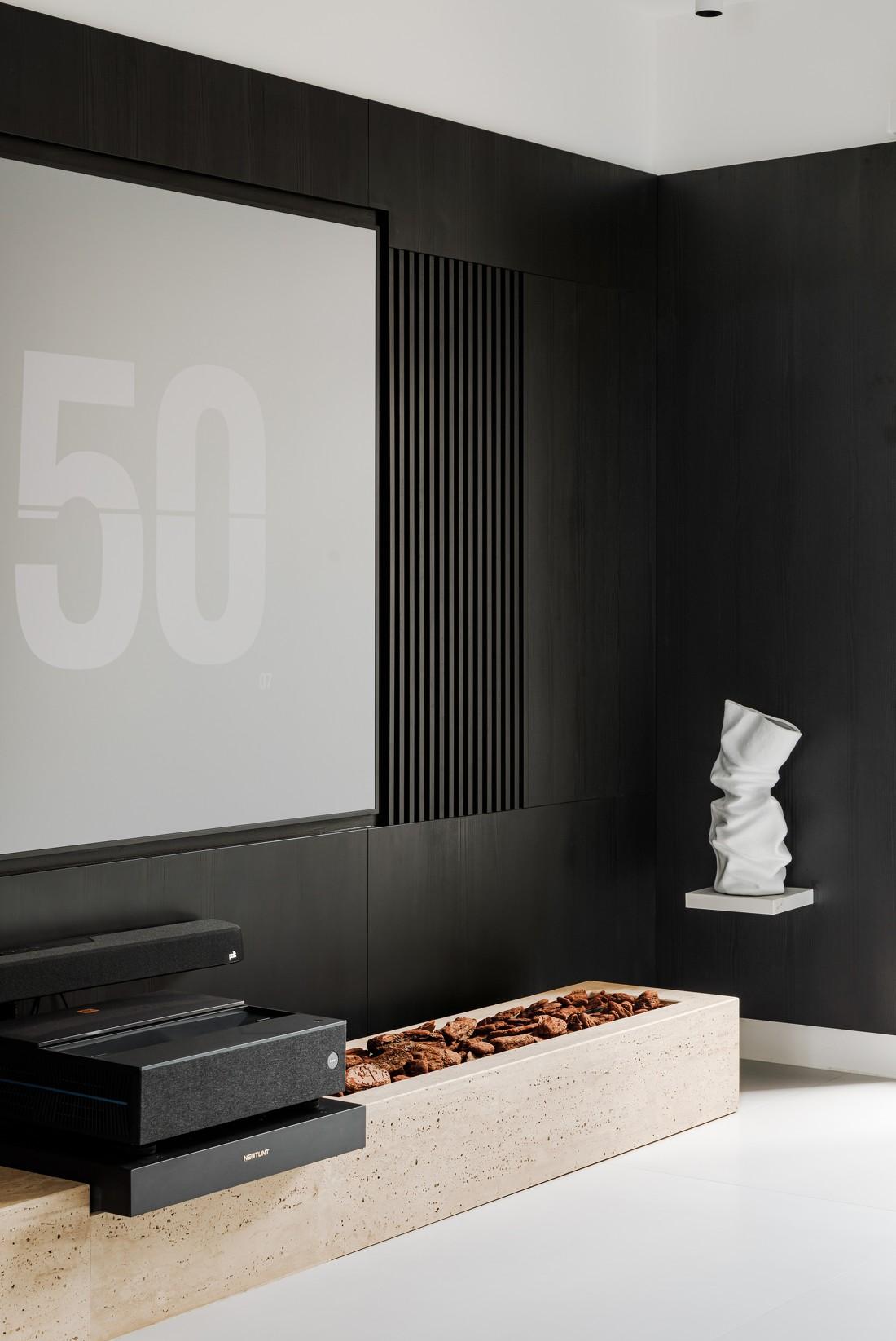 极简黑白 90㎡家居设计-13