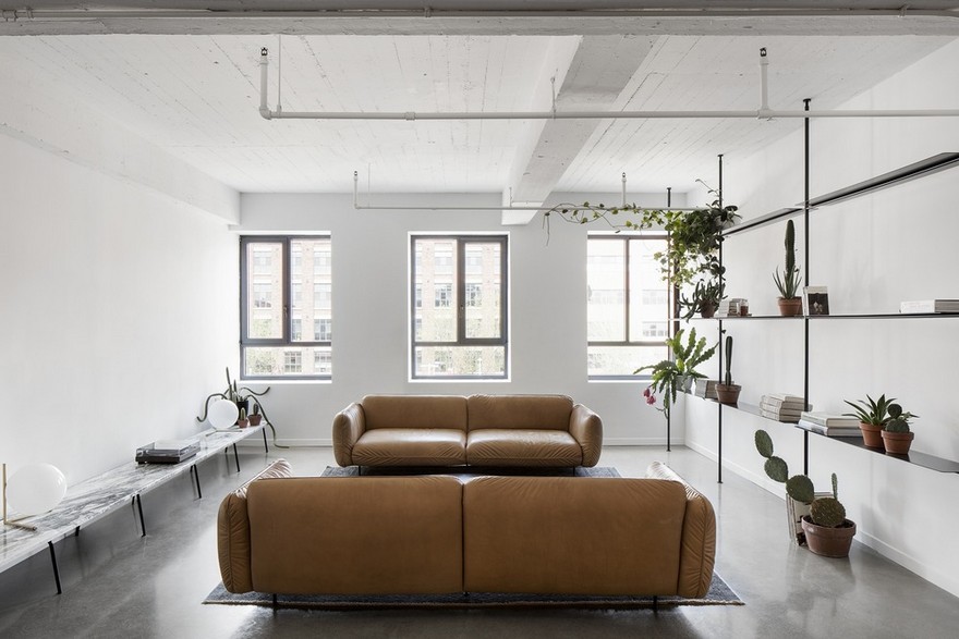 Saint-Laurent Apartment is a Cross Between a Hotel Room and Loft Apartment-1